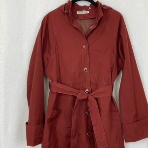Rain Shedder Designed by Ken Merritt Women’s VTG Swing Trench Coat sz 9/10